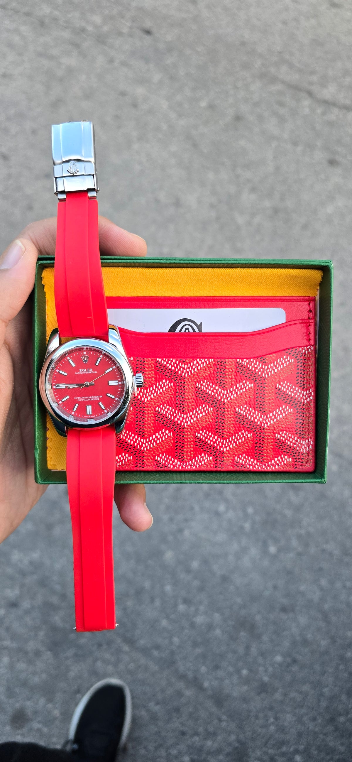 Pack Montre RX et Portefeuille GY