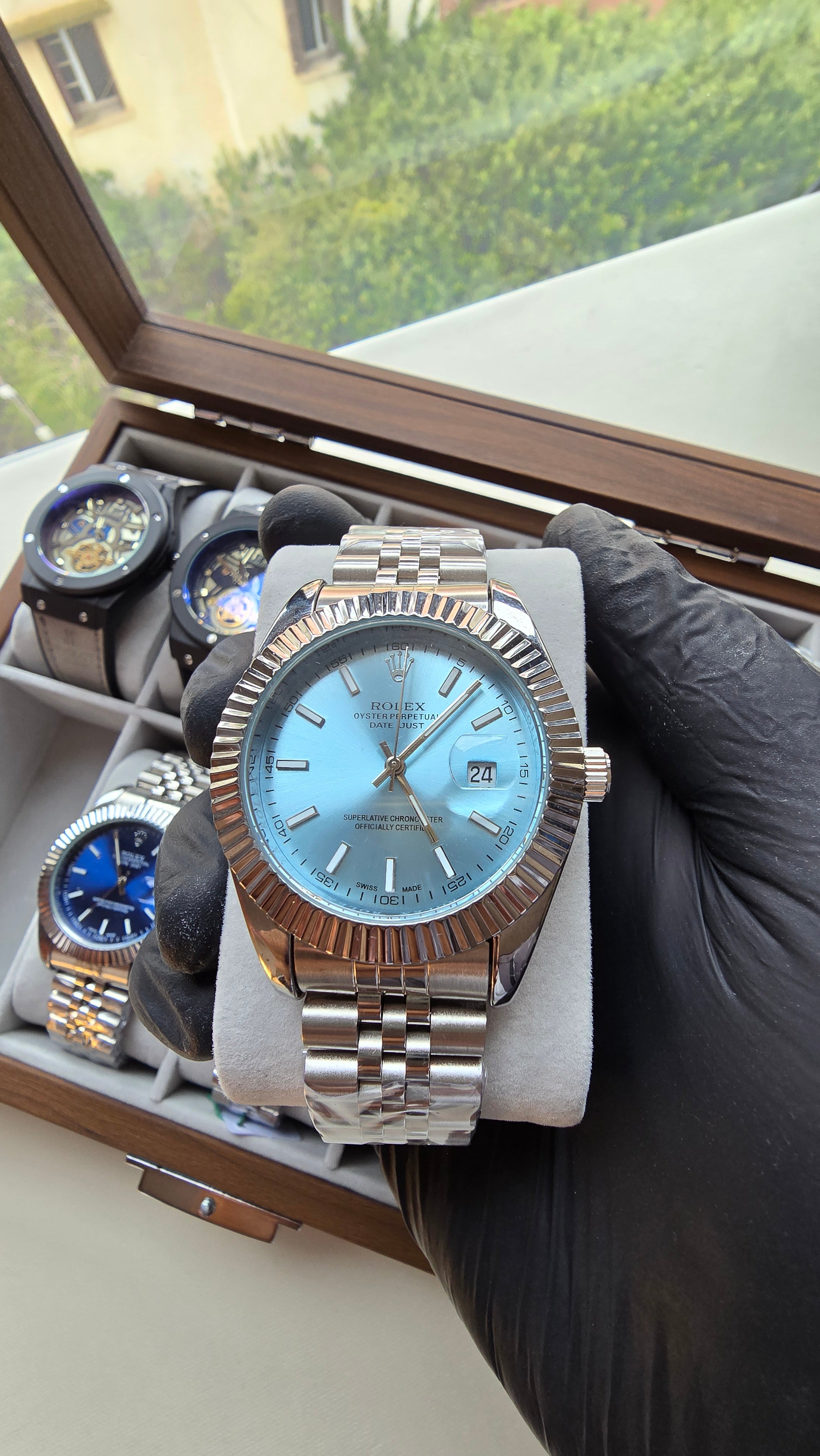 Montre Rolex – Cadran Bleu-ciel