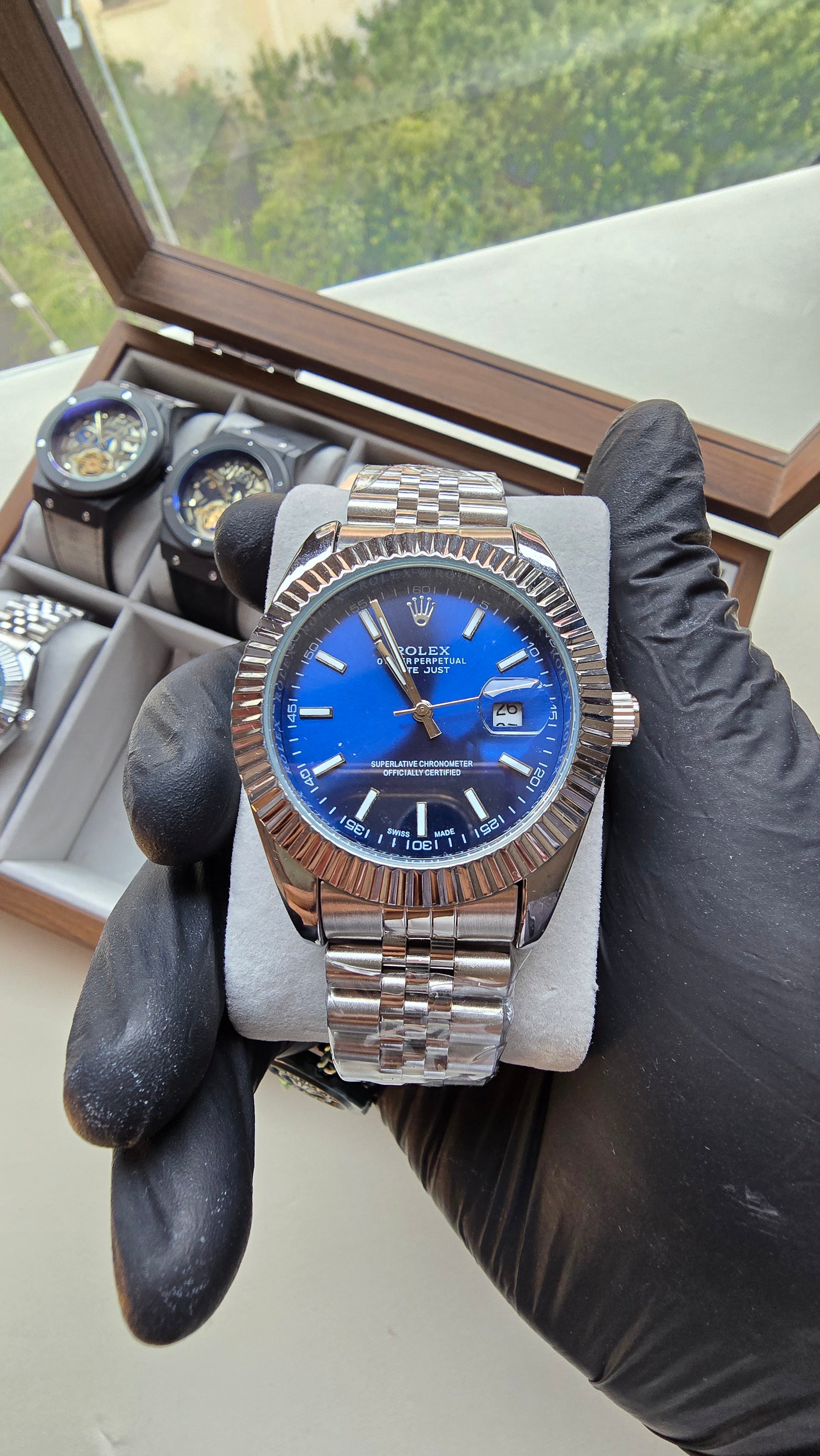 Montre Rolex – Cadran Bleu