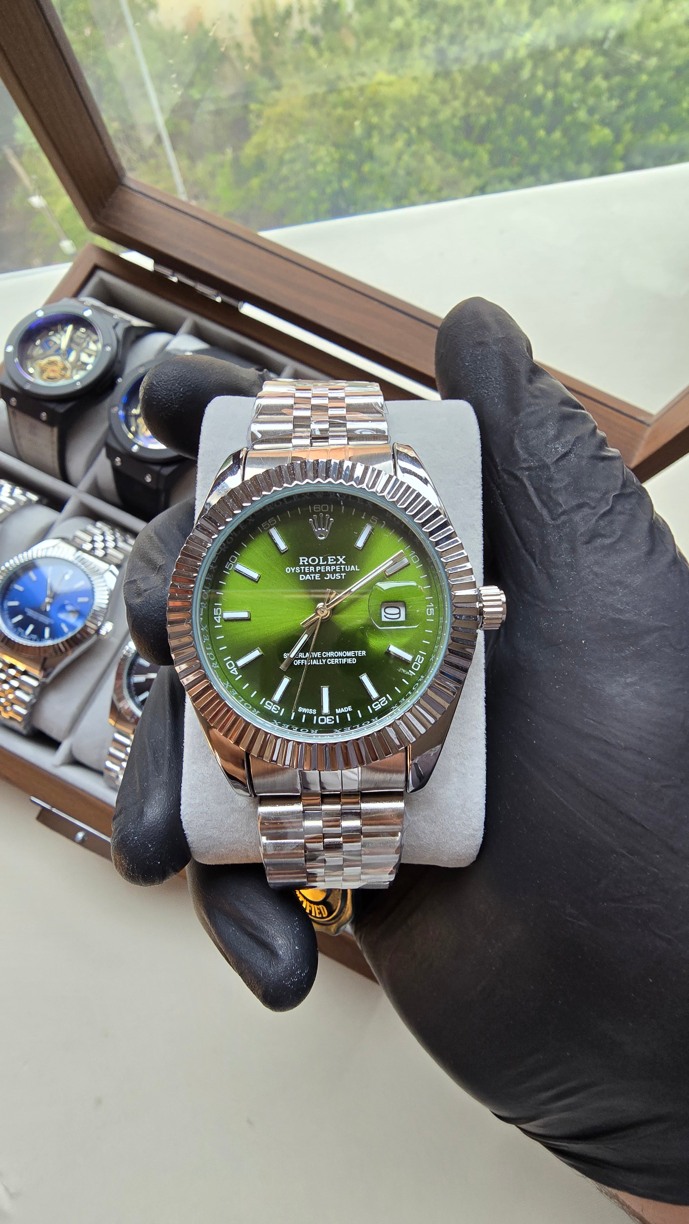 Montre Rolex – Cadran Vert