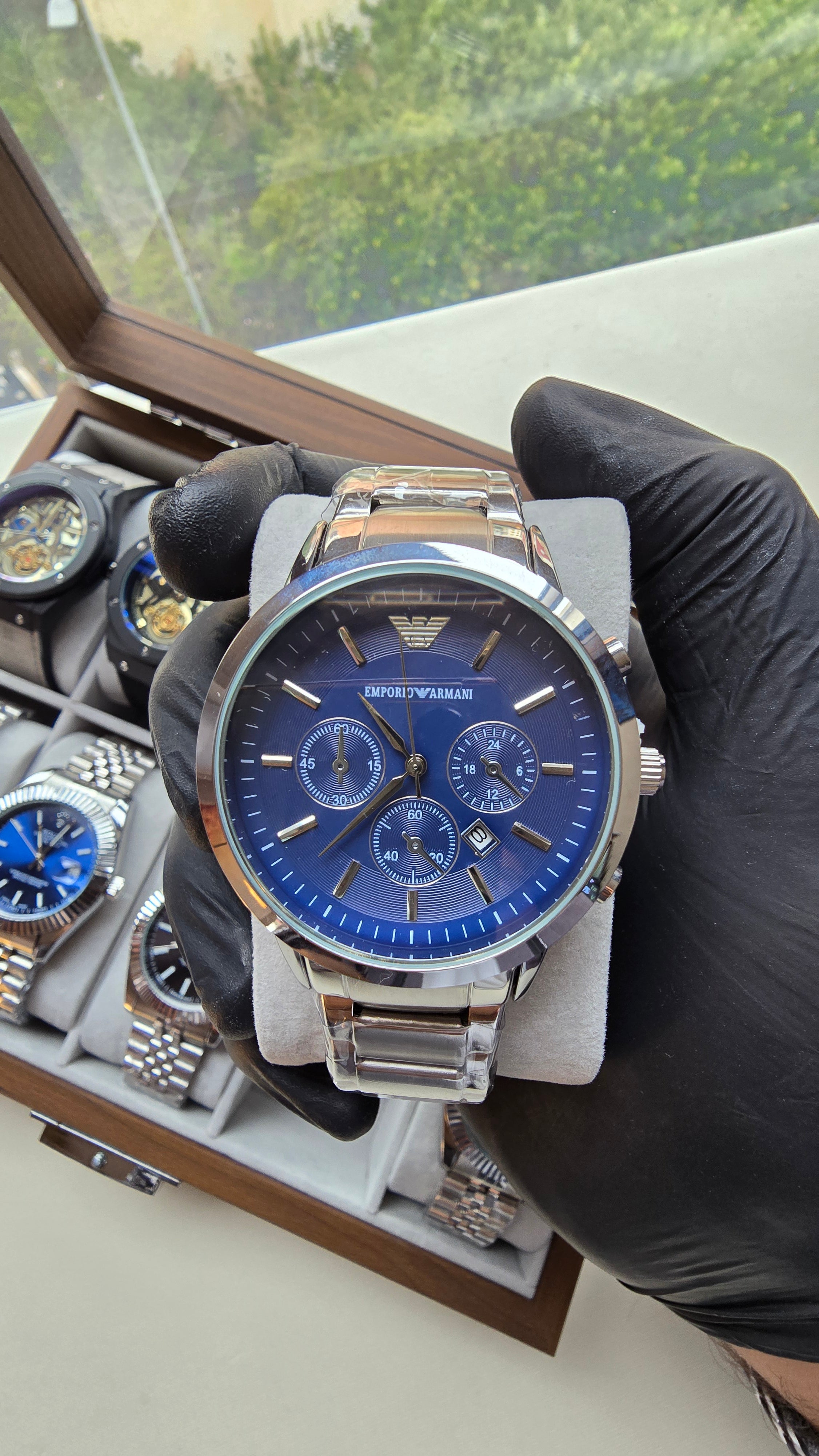 Montre ARMANI – Cadran Bleu