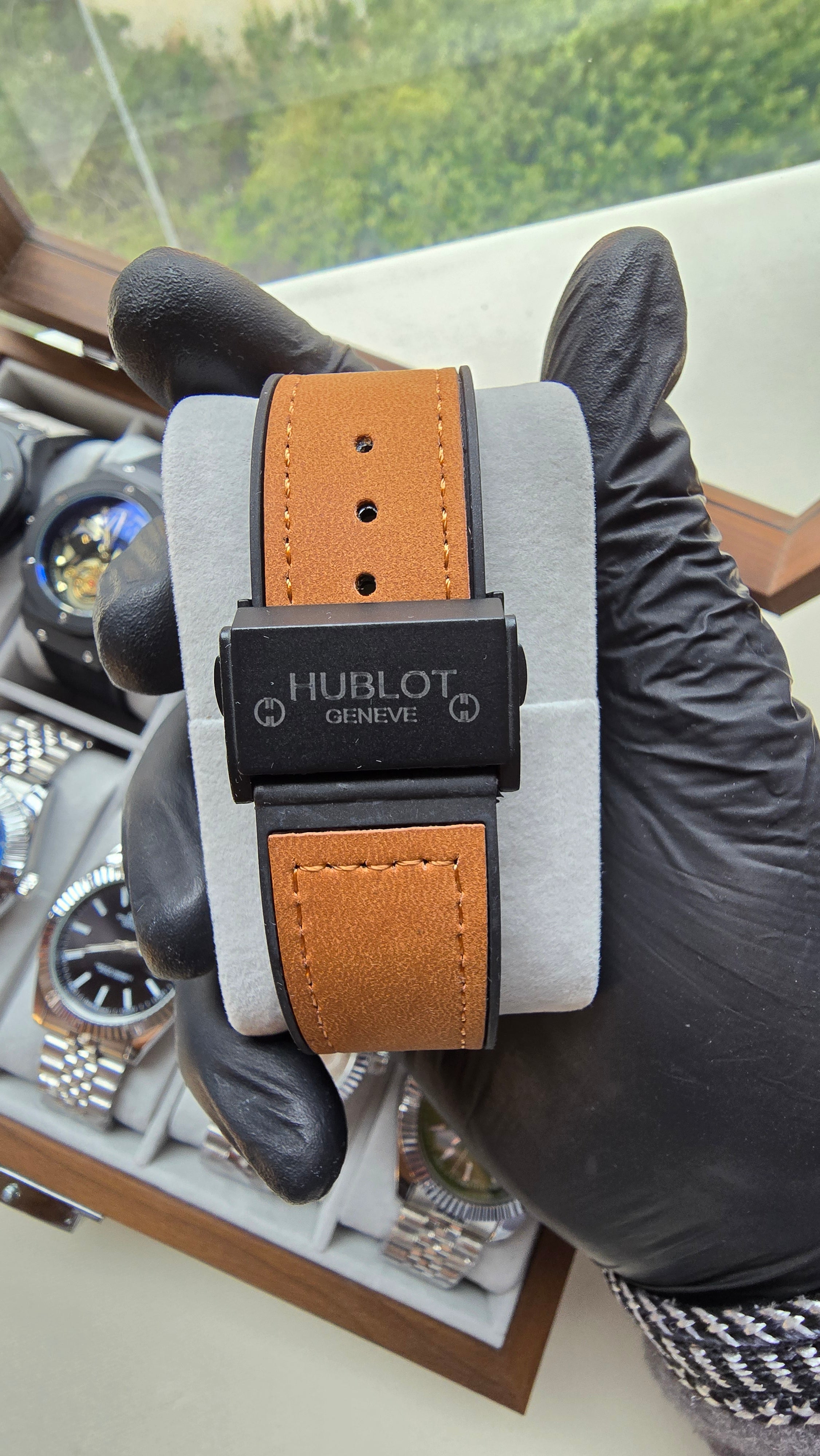 Montre Hublot Skeleton Maron