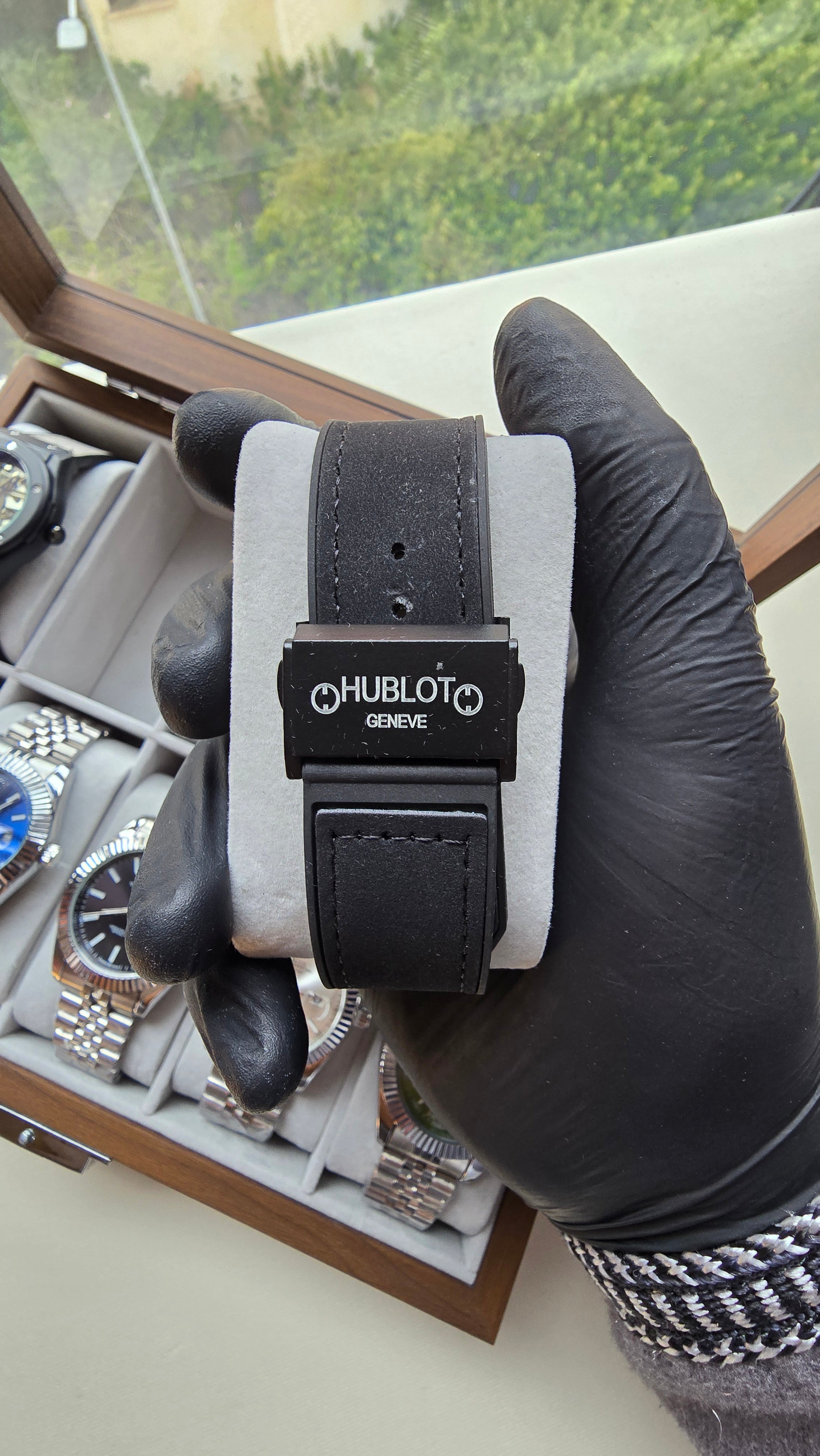 Montre Hublot Skeleton Noir