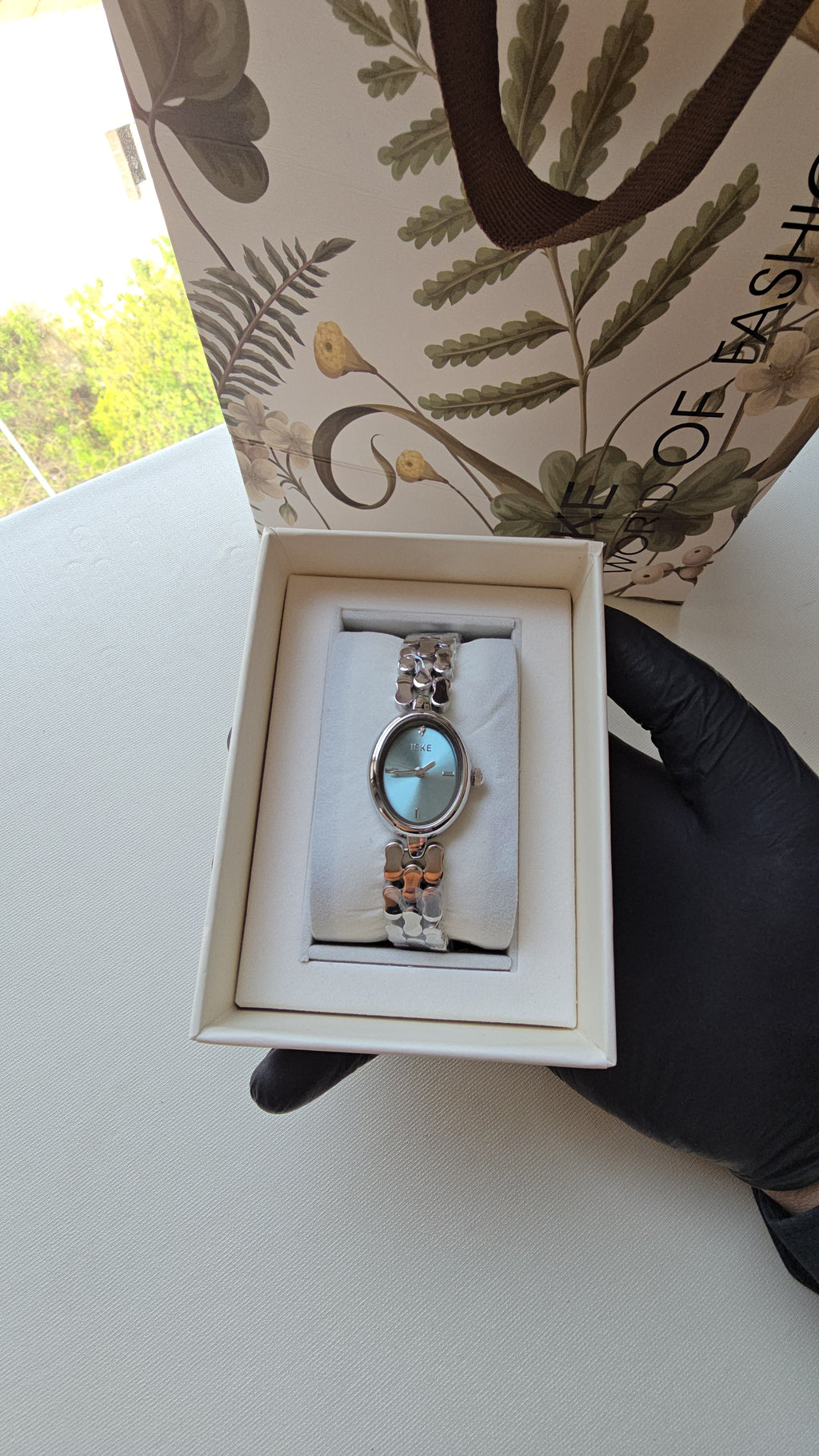 Montre IEKE - Doré Argenté + Boite original