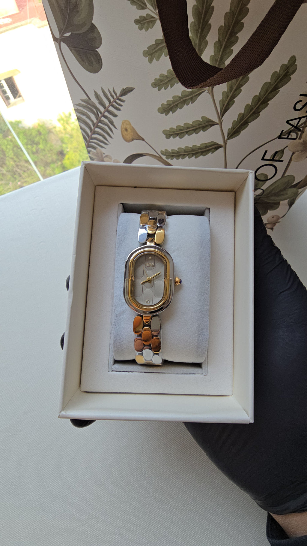 Montre IEKE - Doré Gris + Boite original