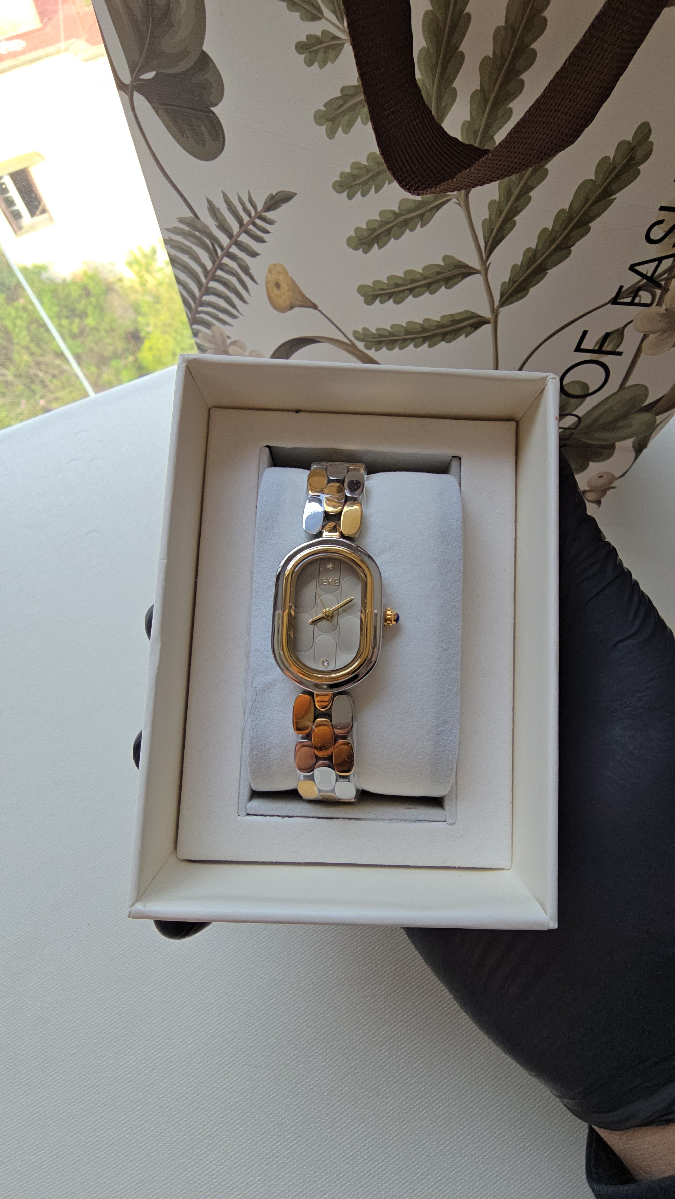 Montre IEKE - Doré Gris + Boite original