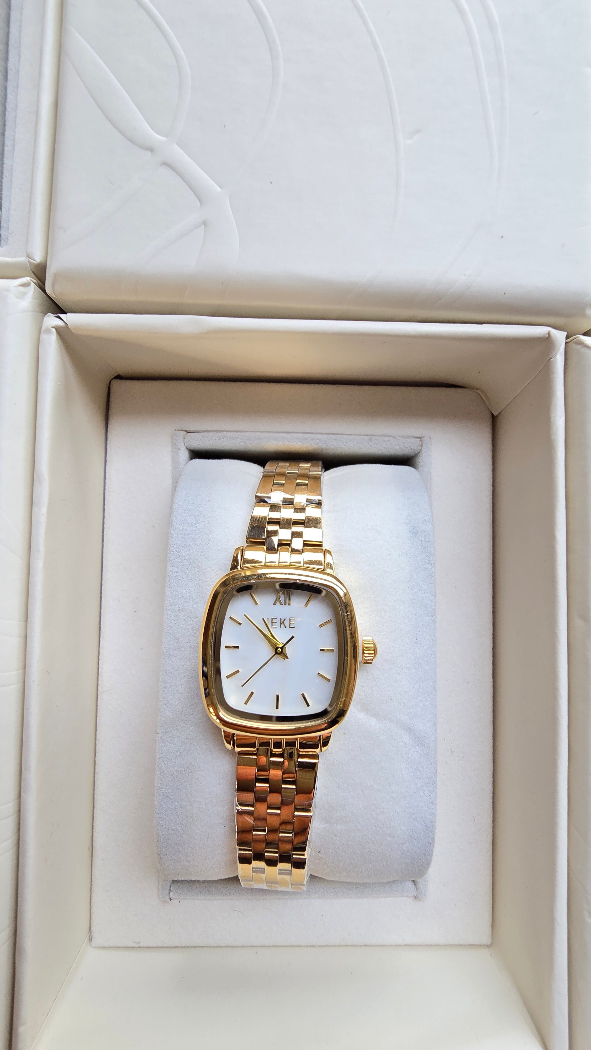 Montre IEKE - Doré Carré + Boite original