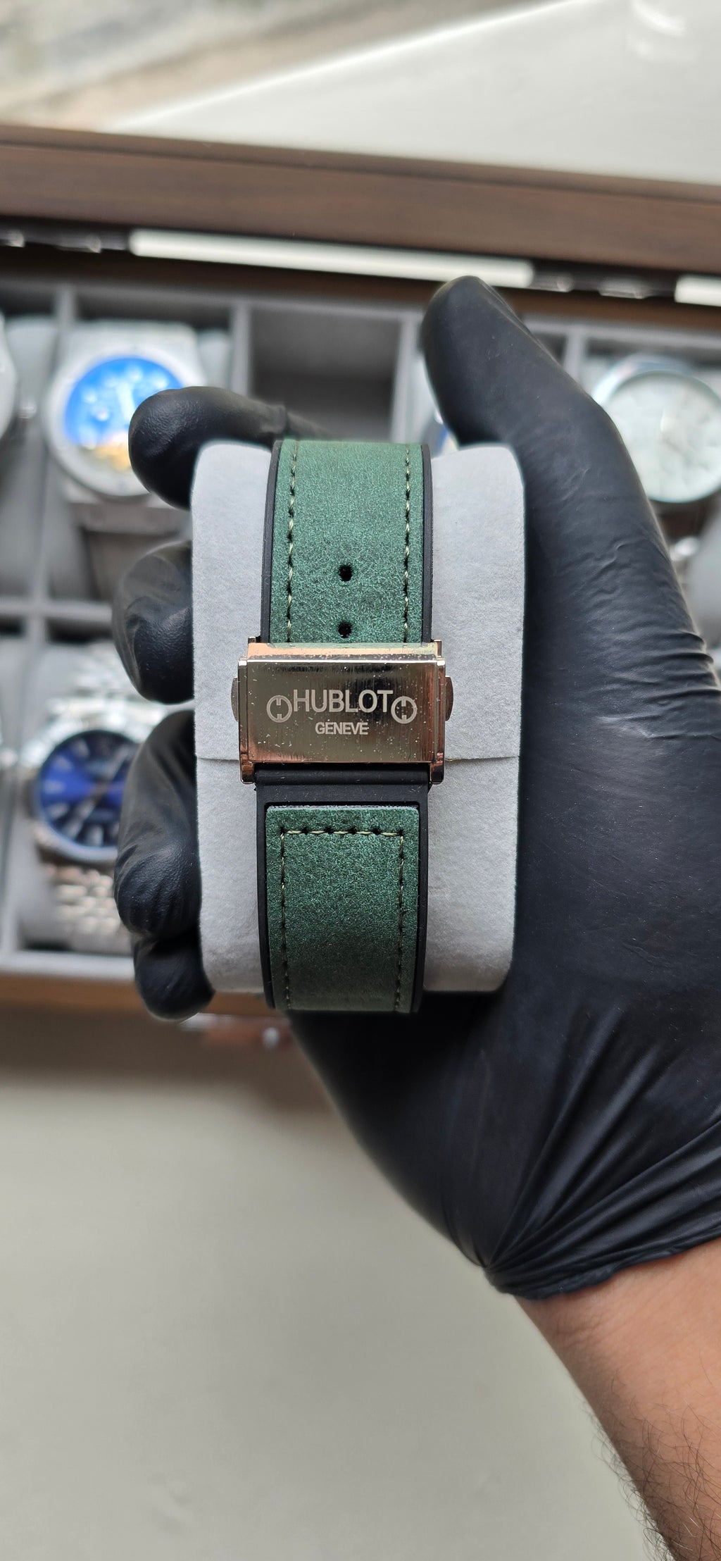 Montre HB Skeleton Vert