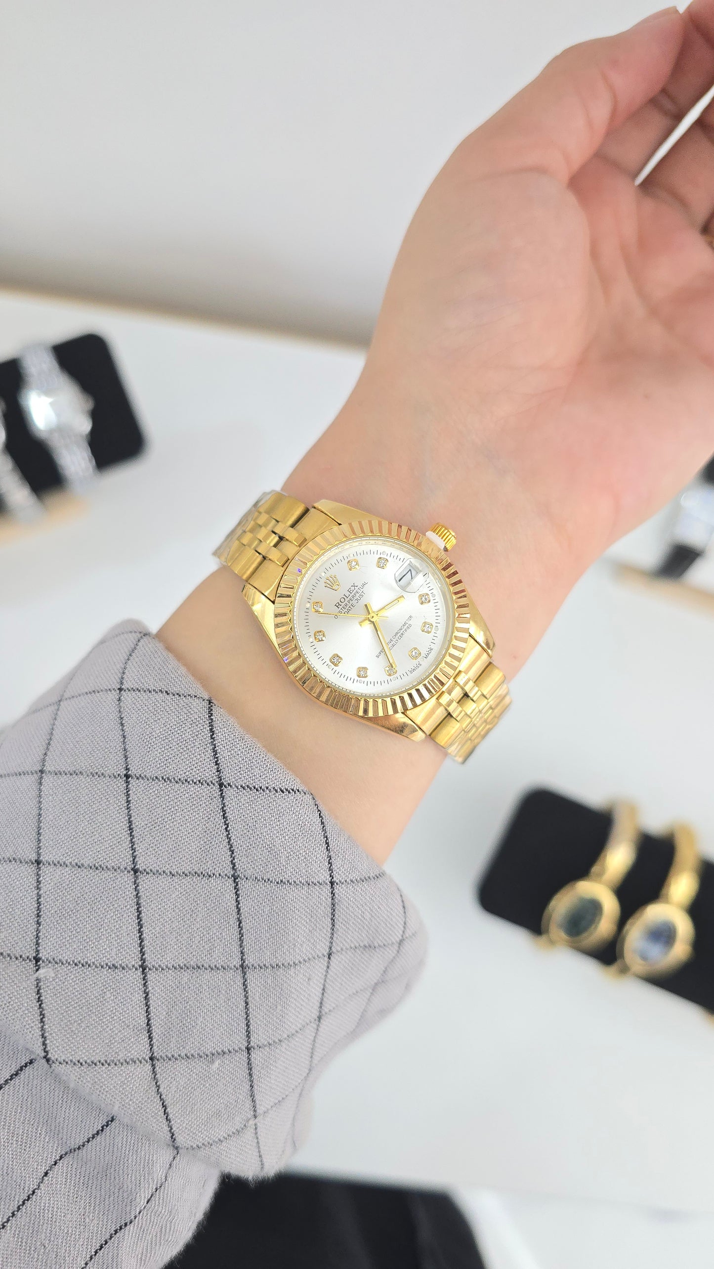 Montre RX- Doré (tableau blanc)