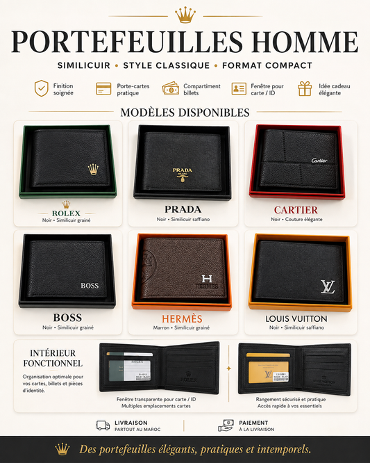 Portefeuille Similicuir