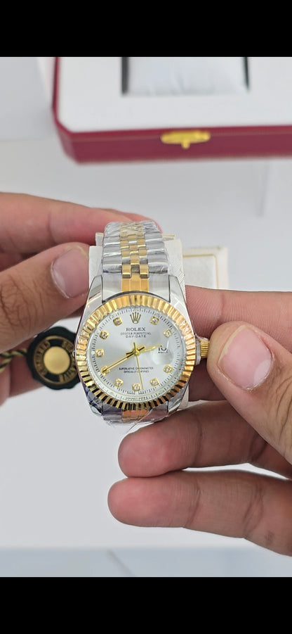 Montre RX- Doré_argenté (tableau blanc)