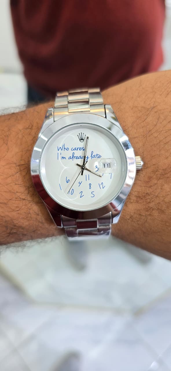 Montre RX Too late