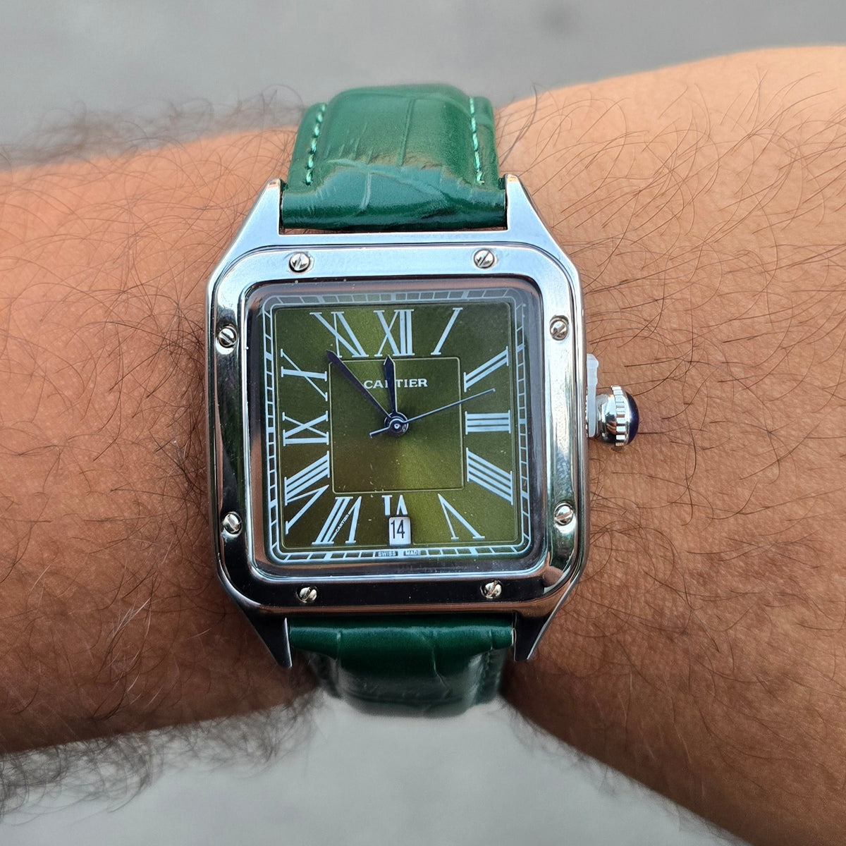 Montre CR cuir