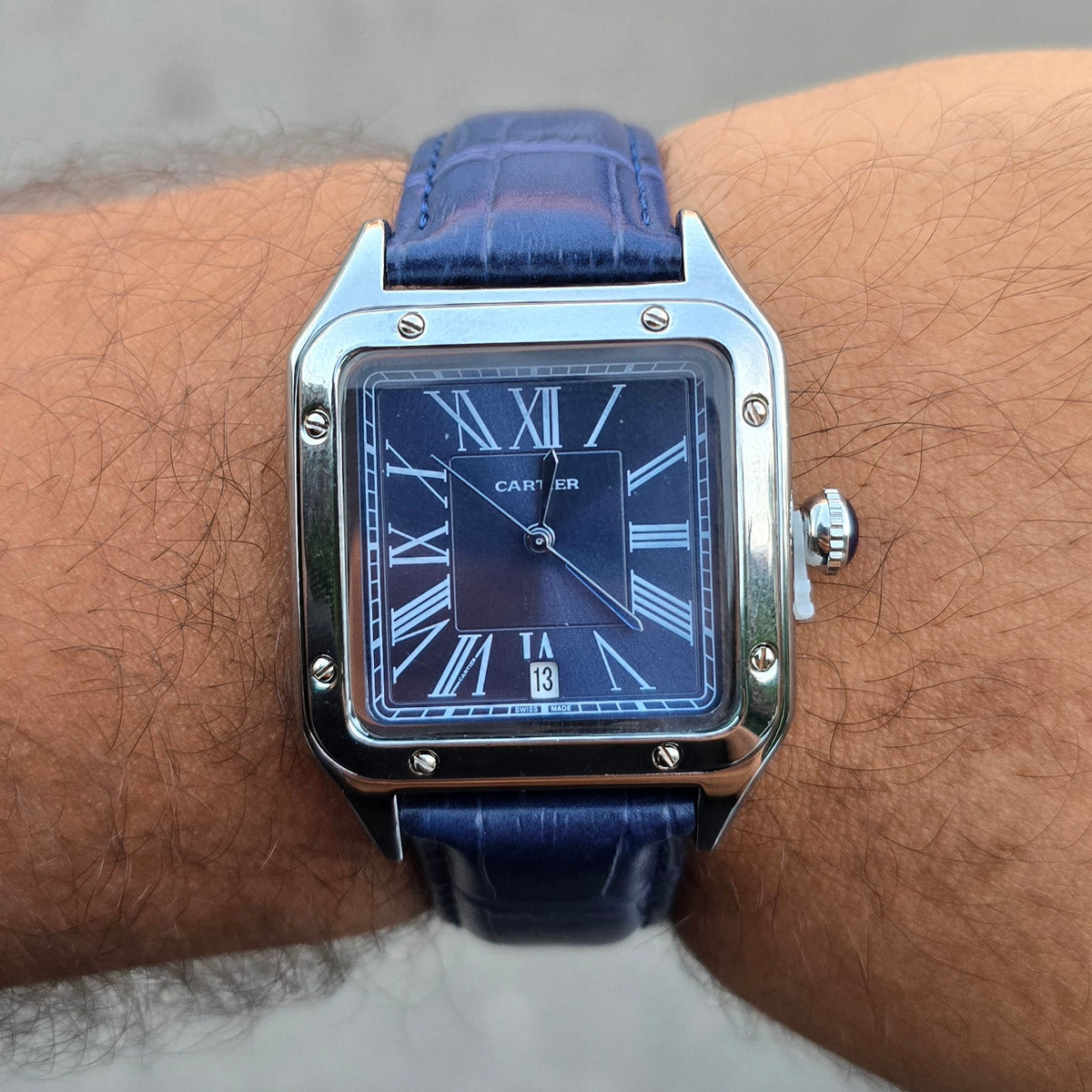 Montre CR cuir