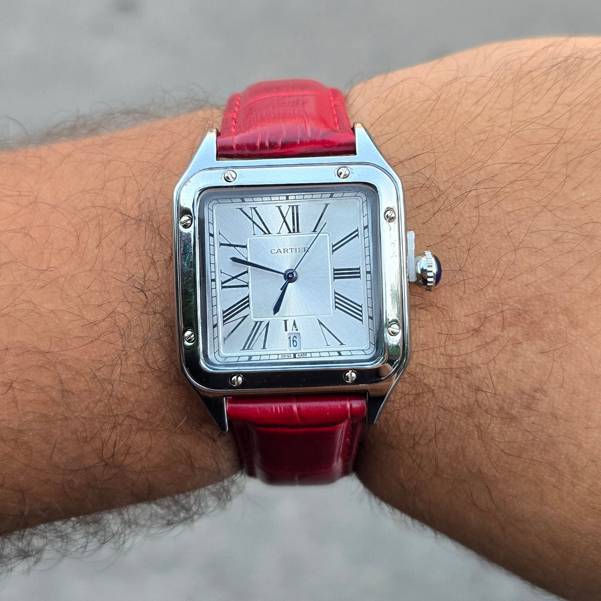 Montre CR cuir